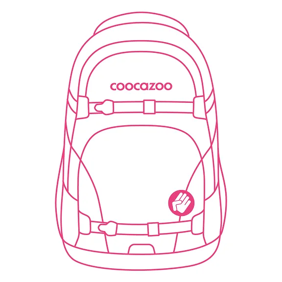 coocazoo Schulrucksack PORTER in pink – das genügsamste Multitalent